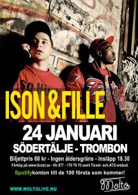 Ison & Fille uppträder på Klubb Molto