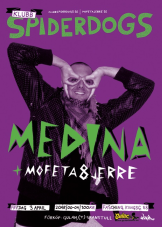 Klubb Spiderdogs 3 april med Medina!