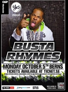 Busta Rhymes flyer